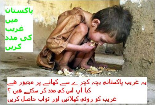 Widget_Poor Child eats waste food